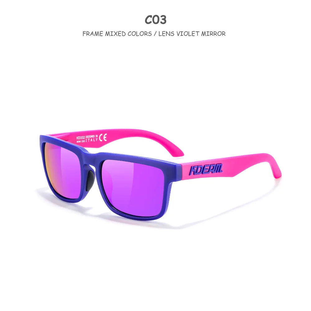 2025 Kids Sunglasses TR90 Lightweight Frame UV400 Protection Fashion Colors Unbreakable Boys Girls Accessories