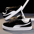 2025 New Women's Sneakers Fashion Versatile Breathable Casual Vulcanized Shoes Spring/Autumn Anti Slip Thick Soled Board Shoes