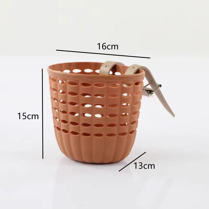 Bicycle Basket for Kids Durable Storage Basket with Adjustable Straps Perfect for Children Bike and Scooters Use