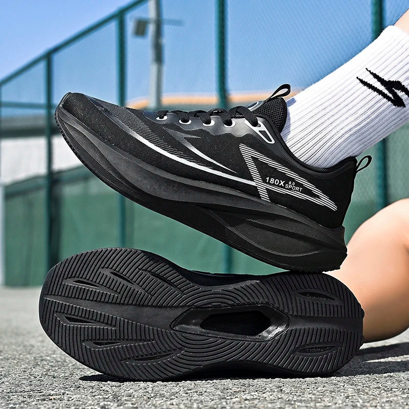 Women’s Marathon Racing Shoes Men’s Carbon Fiber Racing Shoes Breathable Lightweight  Comfortable Athletic Energy Return Sneaker