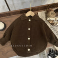 Kids Boys Knitted Sweaters 2024 New Fashion Children Coffee Cardigan Autumn Winter Cotton tops Korean Style Cute Sweaters