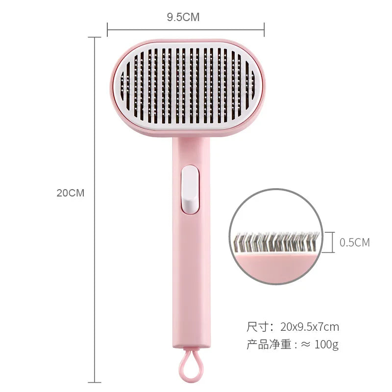 OUWO Pet Cleaning Comb Cat Dog Supplies Professional Grooming Brush For Dogs Cats Pets Pink Blue Light Green Cleaning Tools