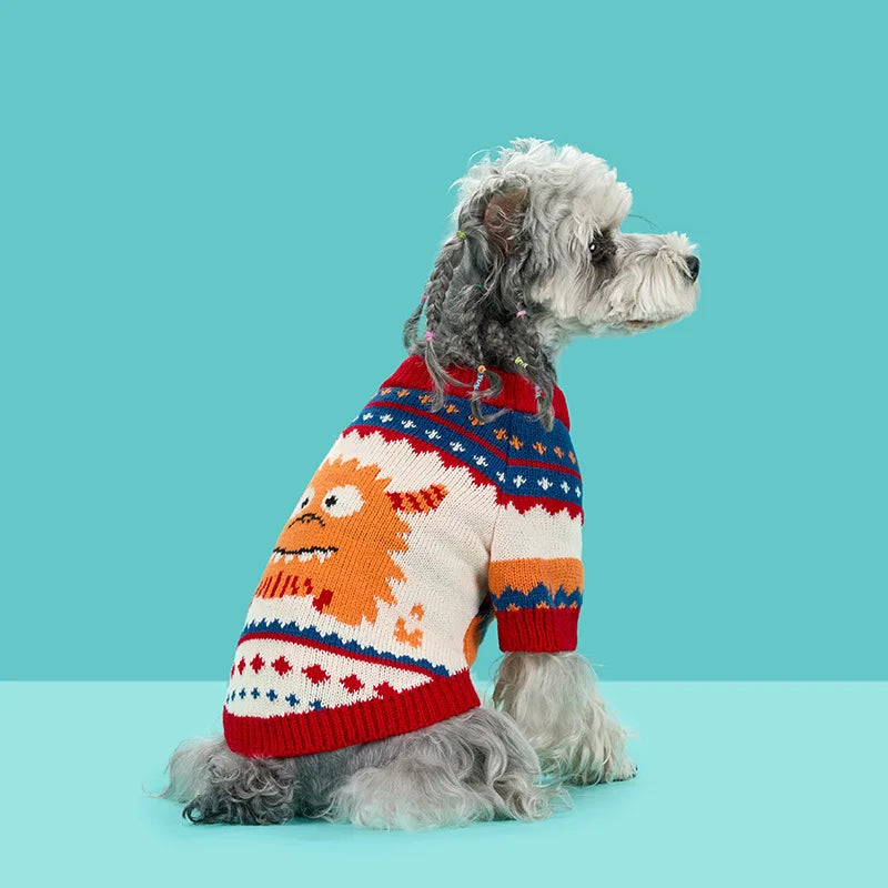 Autumn Winter Christmas Halloween Warm Pet Clothes Pet Dog Warm Sweater for Small Medium Dog Cat Puppy Chihuahua Pet Clothing