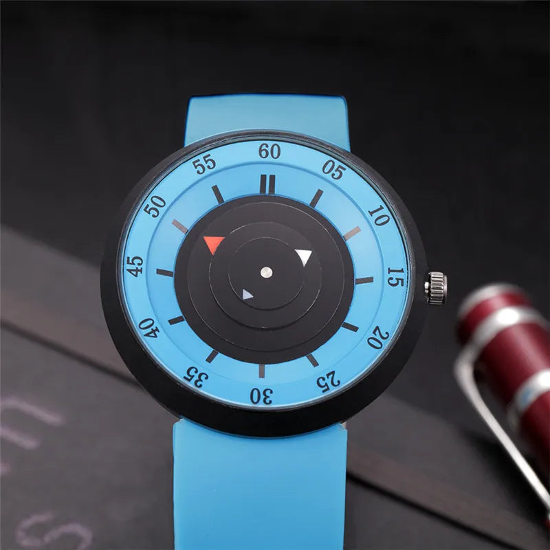Men Cool Unique Designer Watches Reloj Hombre Boys Fashion Casual Rubber Band Quartz Cheap Watch Erkek Barato Saat Montre Homme