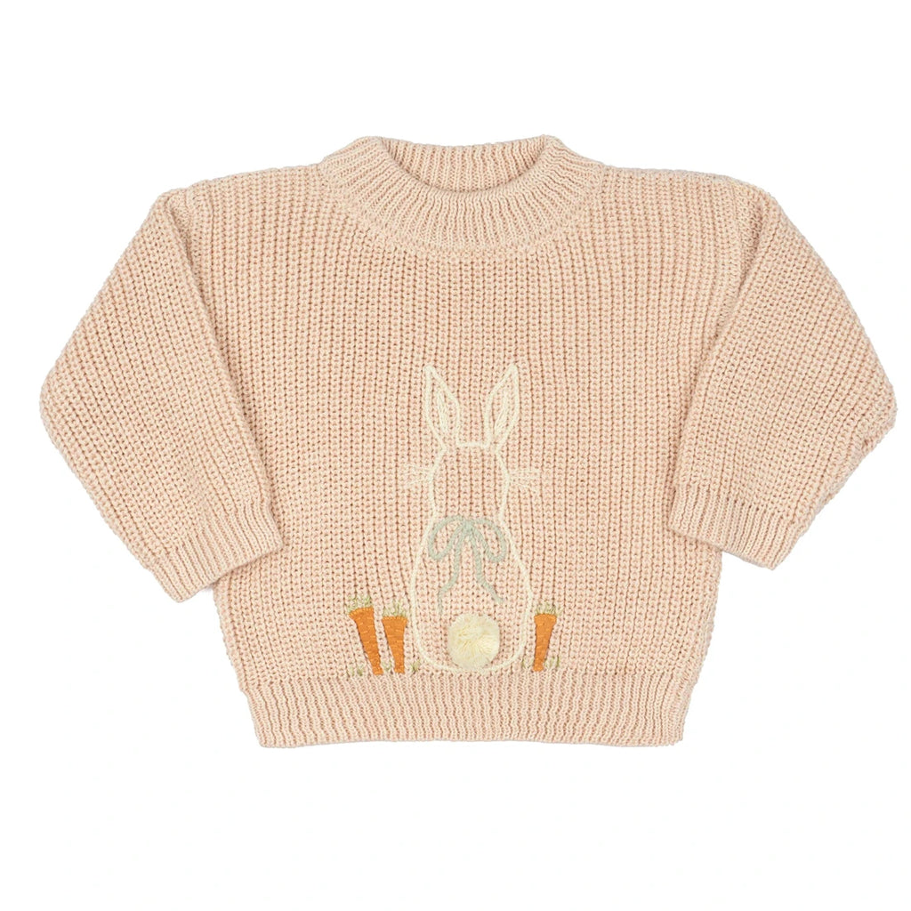 Kids Rabbit Sweater Oversized Cotton Bunny Sweatershirt Pullover Jumper Cute Children Outfits