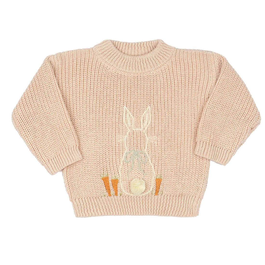 Kids Rabbit Sweater Oversized Cotton Bunny Sweatershirt Pullover Jumper Cute Children Outfits