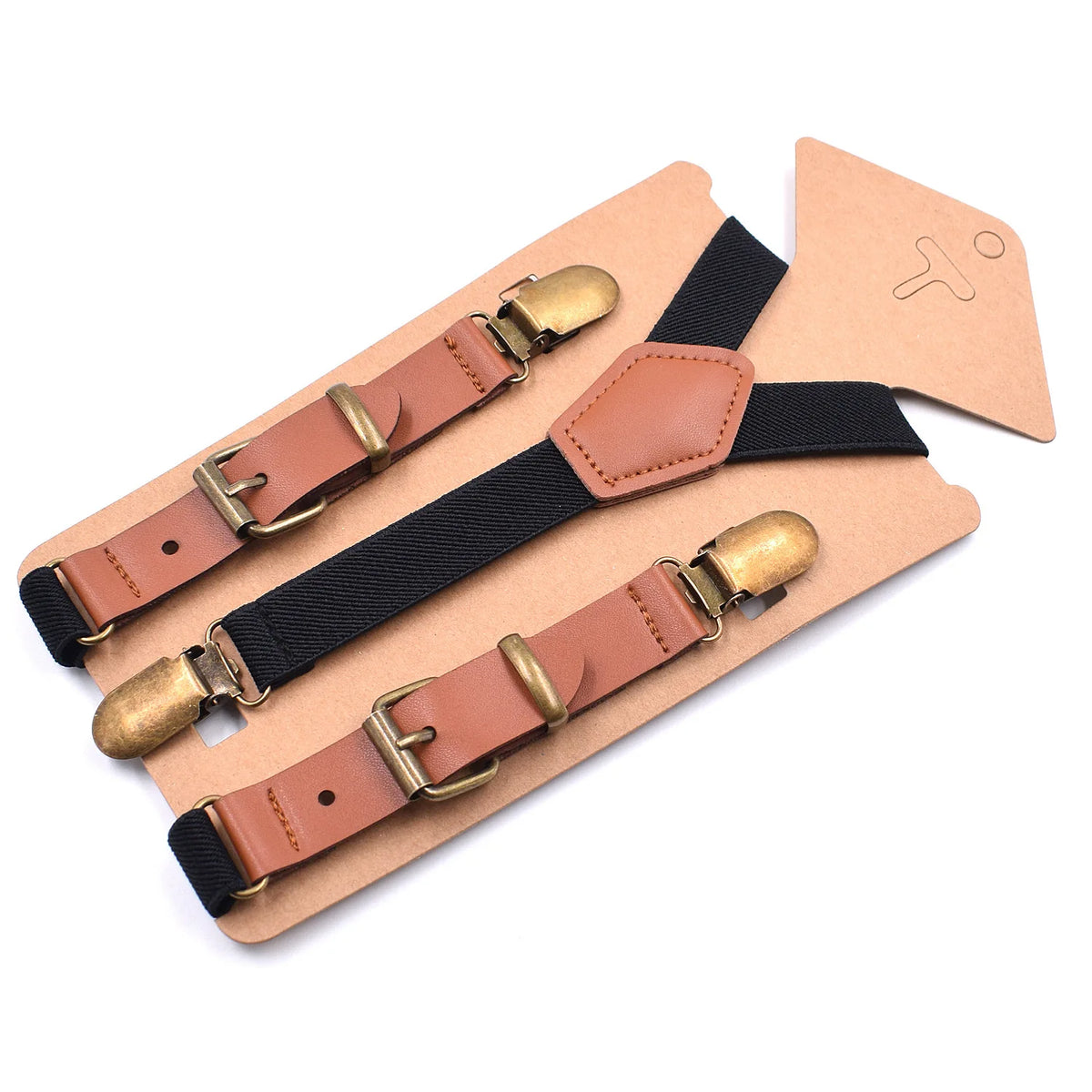 Suspenders for Boys Girls 2cm Y-back 3 Clips Adjustable Elastic Trouser Braces Suspenders Belt for Kids Fashion Accessories