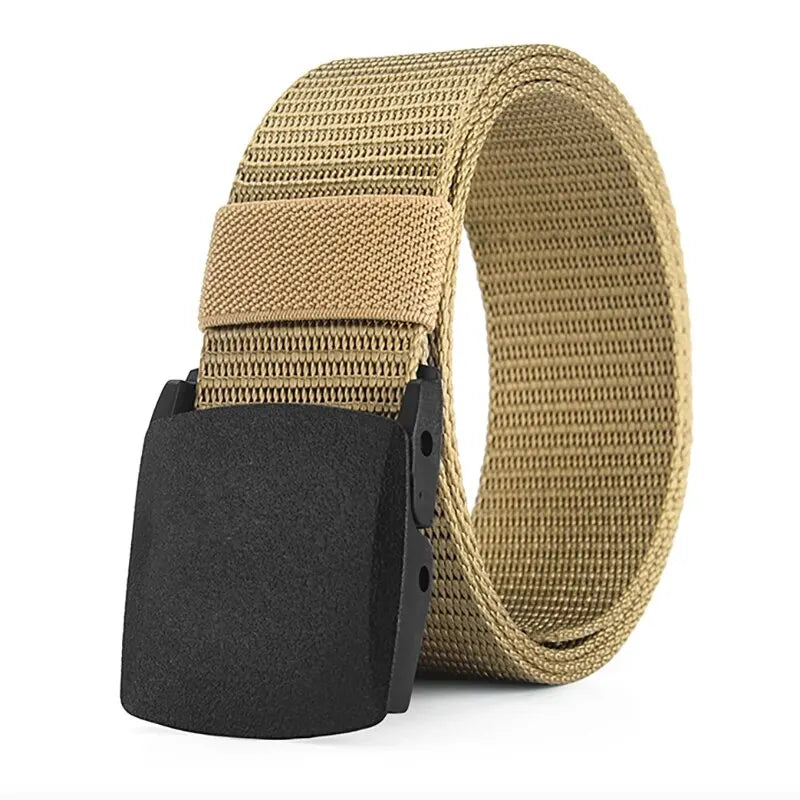 Men's Belt Outdoor Casual Canvas Belt Metal Free Training Nylon Tactical Belt With Pants Jeans Belt Sports Belts Decor For Men