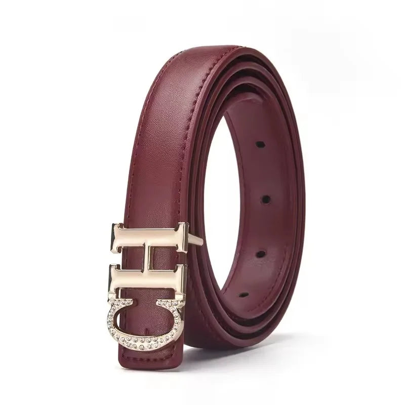 Women's Automatic Buckle Belt Simple And Fashionable Women's Casual Pants Dress Belt Retro Trendy Women's Holiday Gifts