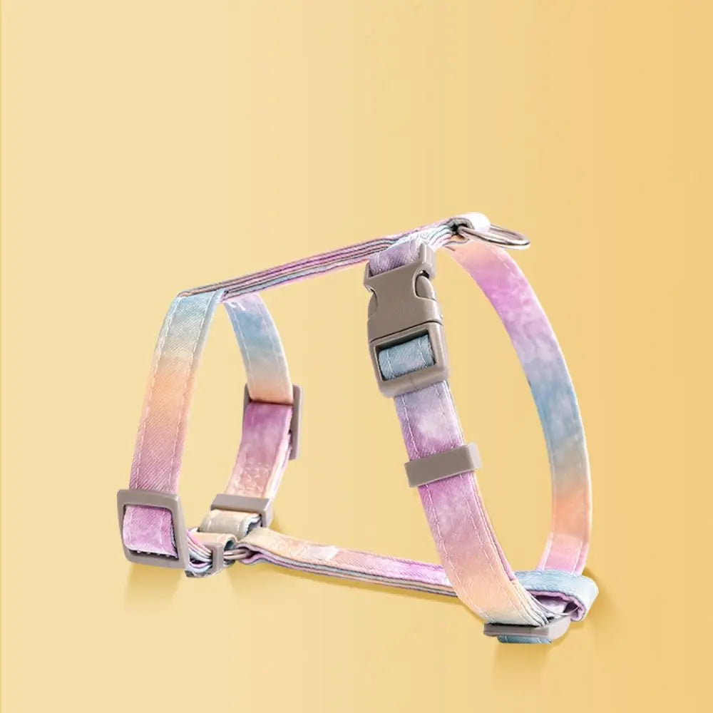 Pet Supplies Adjustable Cat Harness and Leash Set Gradient Escape Proof Pet Harness Soft Lightweight Kitten Strap Collar Travel