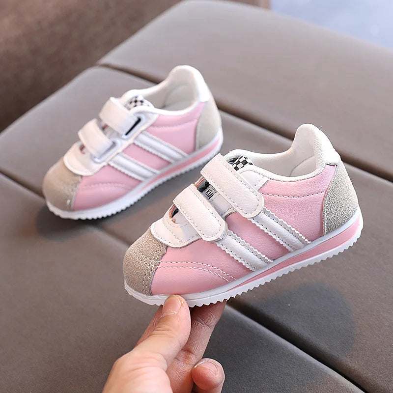 New Children's Shoes Korean Style Boys Sports Shoes Girls Soft Sole Casual Shoes Spring  Autumn Kids Fashion Sneakers