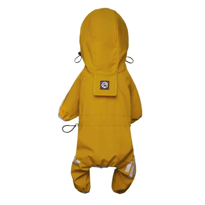 Pet Dog Reflective Waterproof Raincoat Pet Clothes Chihuahua Rain Coat Small Medium Dogs Puppy Jumpsuit Raincoat Pet Clothing
