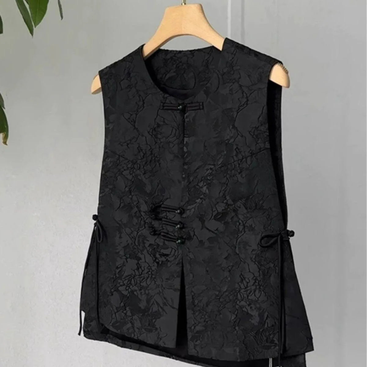 Thin Vest for Women Clothing Ethnic Style Print Vintage Clothes Streetwear Coats Women Jackets Chinese style Casual Summer