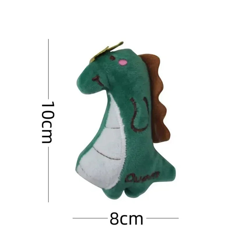 Cute Pet Cat Toy Plush Resistant Chew Cartoon Partner Cat Toys Interactive Funny for Cats Dog Accessories Pet Products
