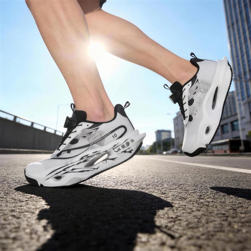 Men's Sports Shoes Carbon Plate Running Shoes Male Marathon Sneakers Racing Shock-absorbing Athletics Training Shoes for Women