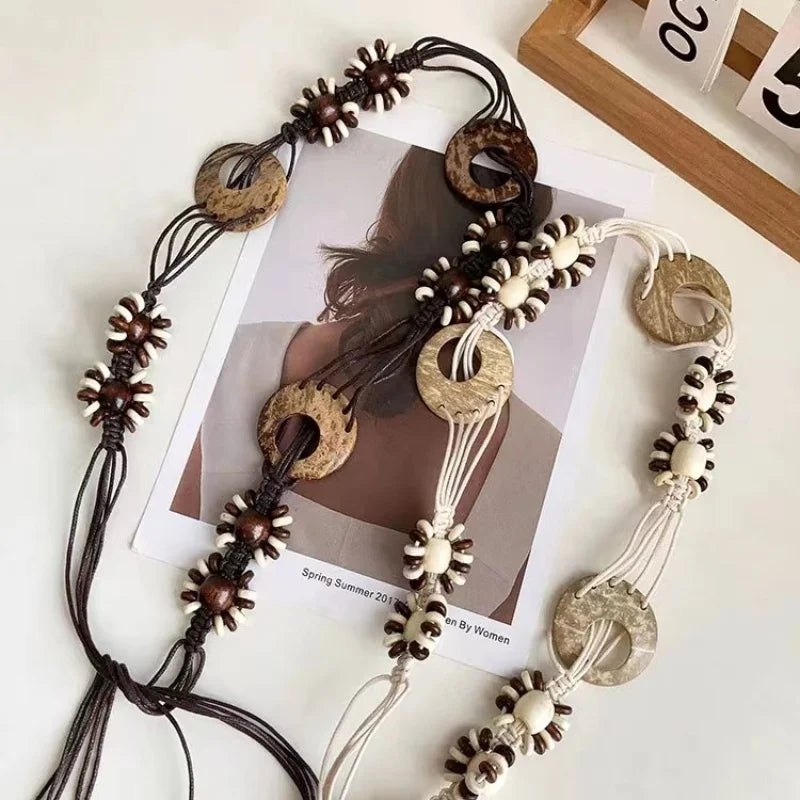 Belt for women 2024 new item, niche design, decorative waist chain, versatile retro matching, dress, jeans, belt