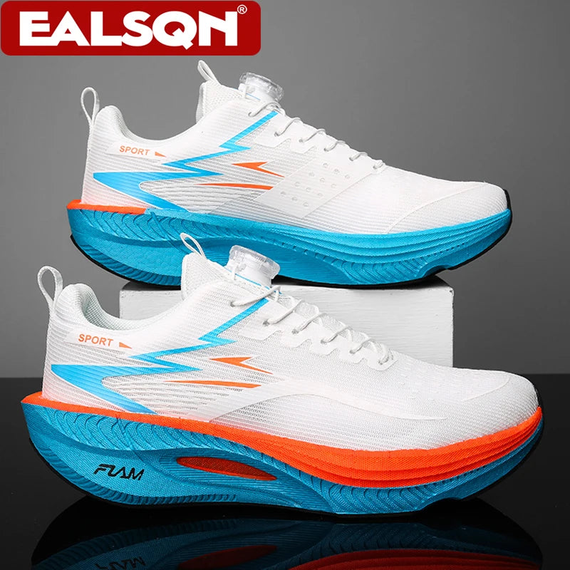 Men Sports Running Shoes Casual Marathon Breathable Lightweight Women's Comfortable Athletic Nonskid Walking Sneakers Outdoors