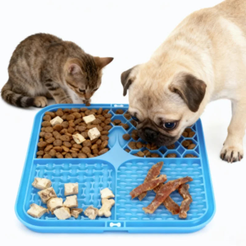 Pet Licking Silicone Pad Slow Feeding Machine Dog Food Board Dispersed Sucker Training Feeding Dog Pet Supplies Slow Food Bowl