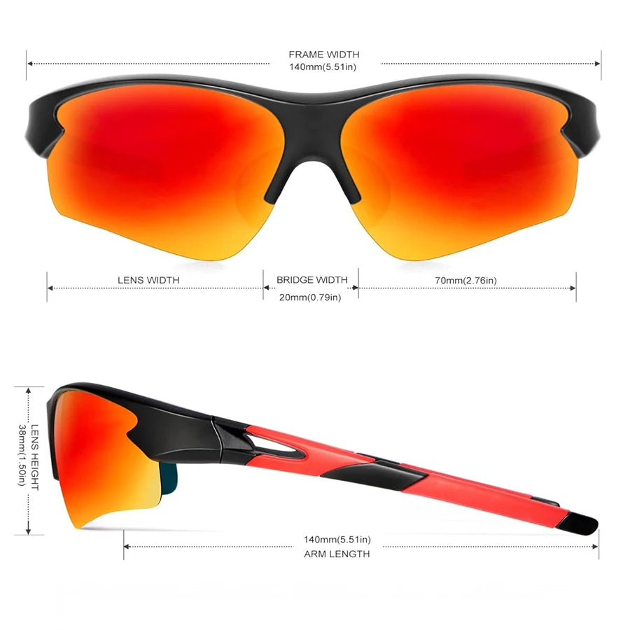 Sports Sunglasses for Men Women Fashion Lightweight Mens Sunglasses  Outdoors