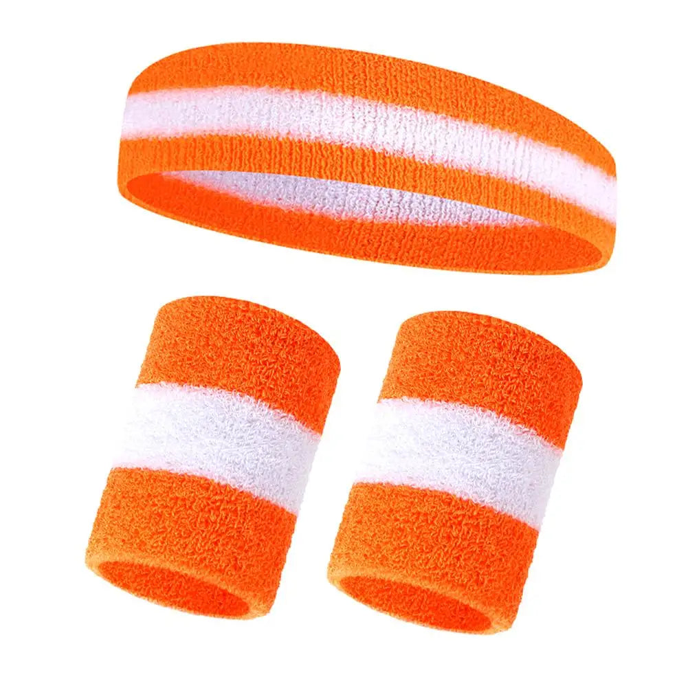 Sweat Band Headband Wristbands Hot Athletic Warm Headscarf Towel Headband Sports Equipment For Basketball, Tennis, And Badminton