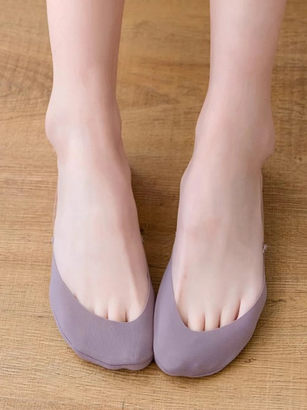 Women's Socks Breathable Invisible Half Feet No Show Low Cut Boat Socks Invisible Ice Skil Suspender Sock Ladies Sokken