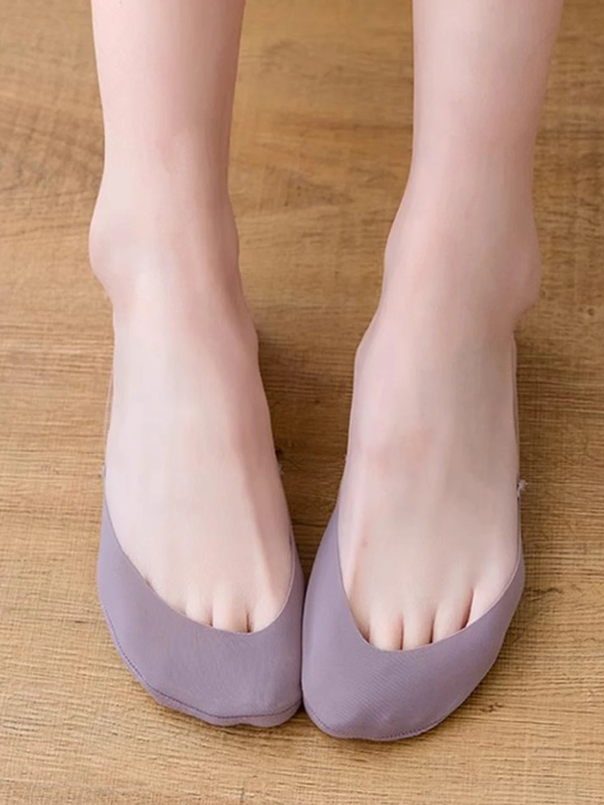Women's Socks Breathable Invisible Half Feet No Show Low Cut Boat Socks Invisible Ice Skil Suspender Sock Ladies Sokken