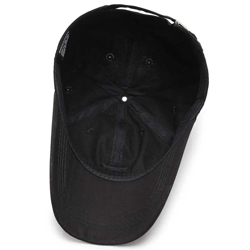 Hat Men's Baseball Cap European and American Fashion Spring and Autumn Sun Hat Simple Black Summer Casual Cap Men's Sports  Hat