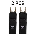 2Pcs Adjustable Buckleless Belt Hook Elastic Velcro Waist Buckle Waist Belt For Men‘s Gift Casual Belt With Buckle