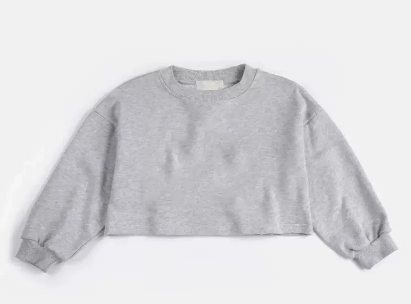 2026BC Kids Sweatshirts Tshirt Spring Cute Print Cotton Pullover Sweaters Baby Boys Girls Child Casual Outwear Tops Clothes