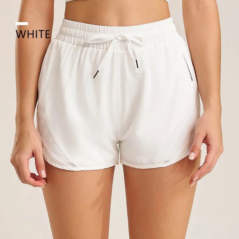 Women Sportswear Yoga Shorts Bottoms Running Shorts Gym Fitness Activewear Workout Gym Wear Ropa Deportiva Mujer
