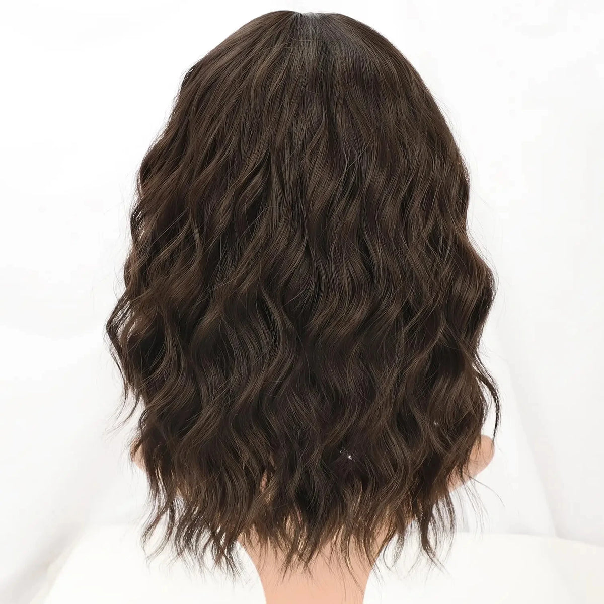 Synthetic Curls with Bangs – Versatile Daily Hairstyle for Women, Easy Wear Wig