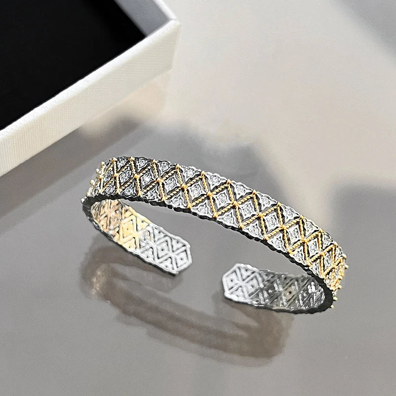 Fashion trend women's luxury jewelry retro personality exquisite bracelet wedding party holiday gift