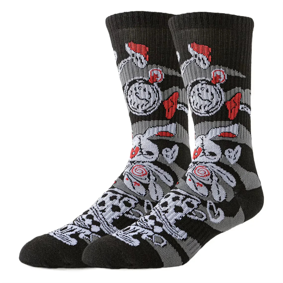 Men Women Skull Tube Socks Happy Socks Street Fashion Designer Hip Hop Funny Novelty Dress Socks Warm Comfort Winter Casual Wear