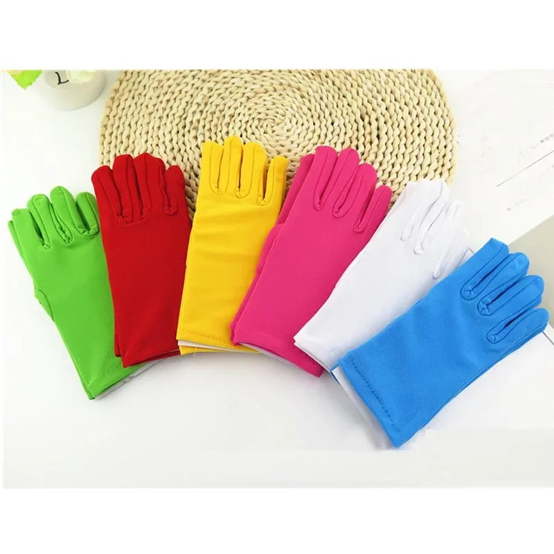 Girls  Princess Gloves Party Children Birthday Ceremony Celebration Girl Glove  Accessory Halloween Costume Cosplay