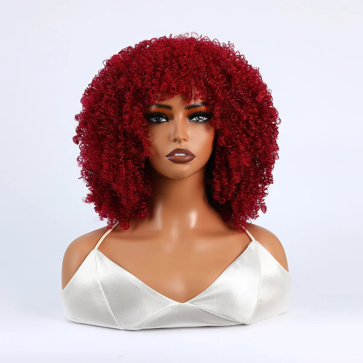 Women's Wigs African Fashion Bold Curls Synthetic Fiber Wigs