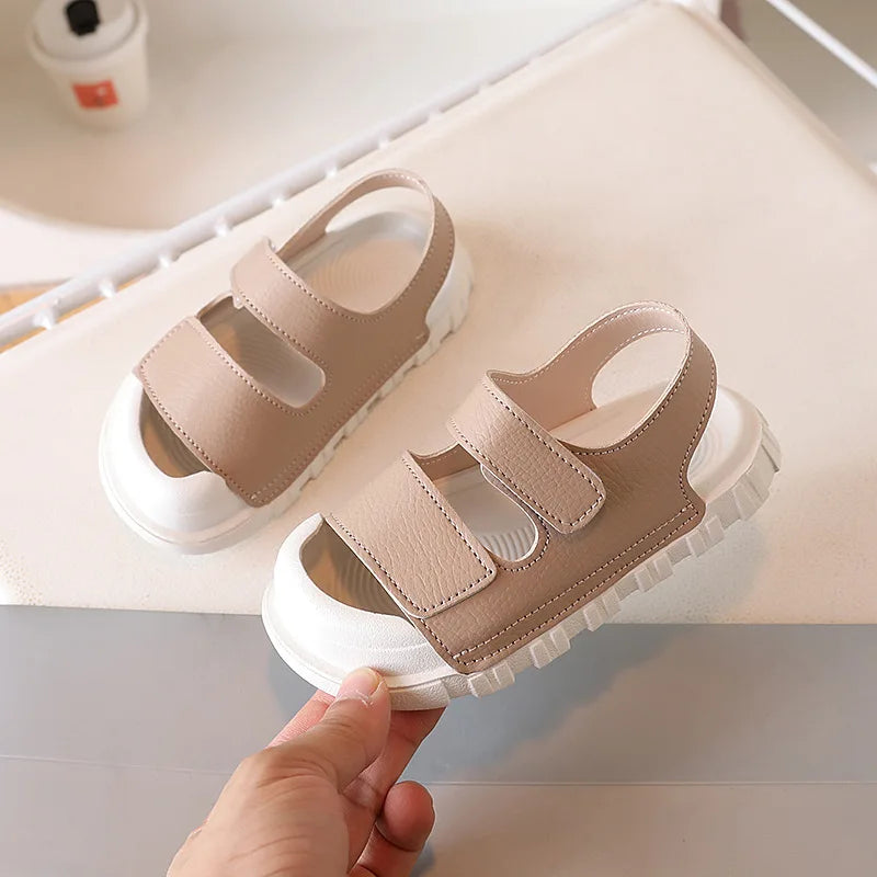 Kids Sandals Children Summer Beach Shoes for Boys Girls Toddlers Little Boy Sandals Fashion 2026 New Toes-covered Anti-kick Soft