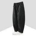 Fashion Men Drawstring Waist Cargo Pants Men Spring Straight Airplane Pants Man Multi Pocket Outdoor Hiking Workwear Trousers