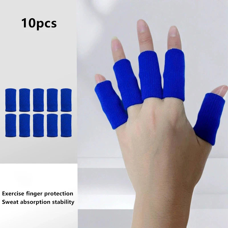 ♥Finger Protective Sleeves for Sports - Breathable Elastic Finger Protectors for Basketball, Volleyball, Gym Workouts