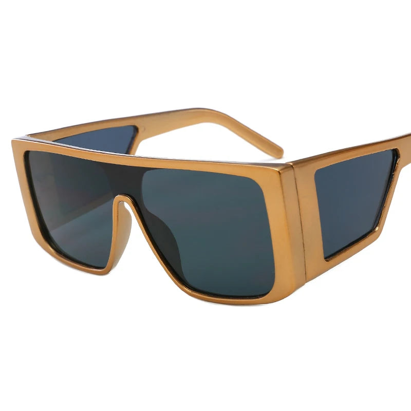 Oversized Sunglasses Men Retro Male Goggle Glasses
