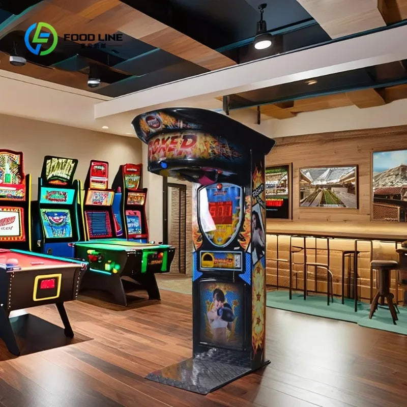 Customized High Quality Boxing Game Machine Sport Training Force Boxing Machine Amusement Equipment