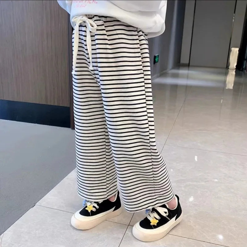 Summer Kids Pants Children Korean Mosquito Proof Trousers For Girls Casual Outwear Pants