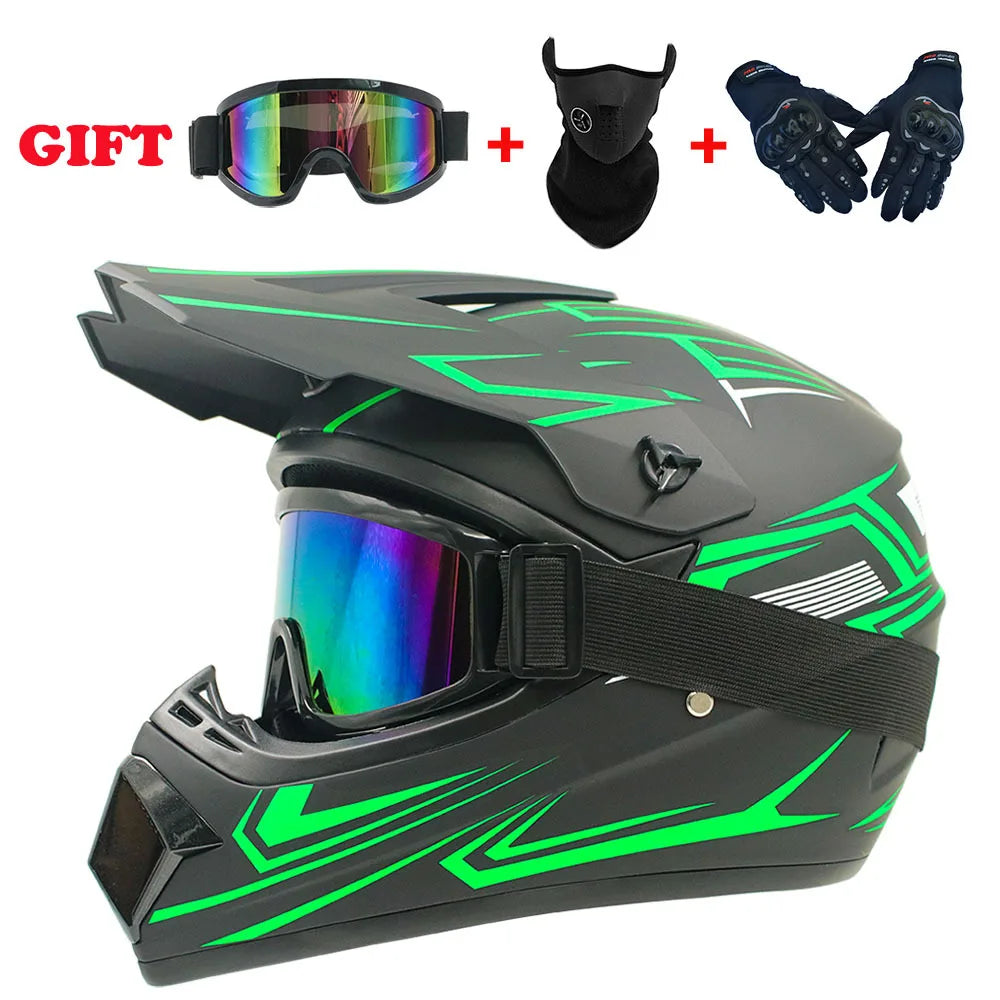 Need Kids Gear? Youth Motorcycle Helmet Off-Road Dirt Bike ATV DH Cross Go-kart Capacete DOT