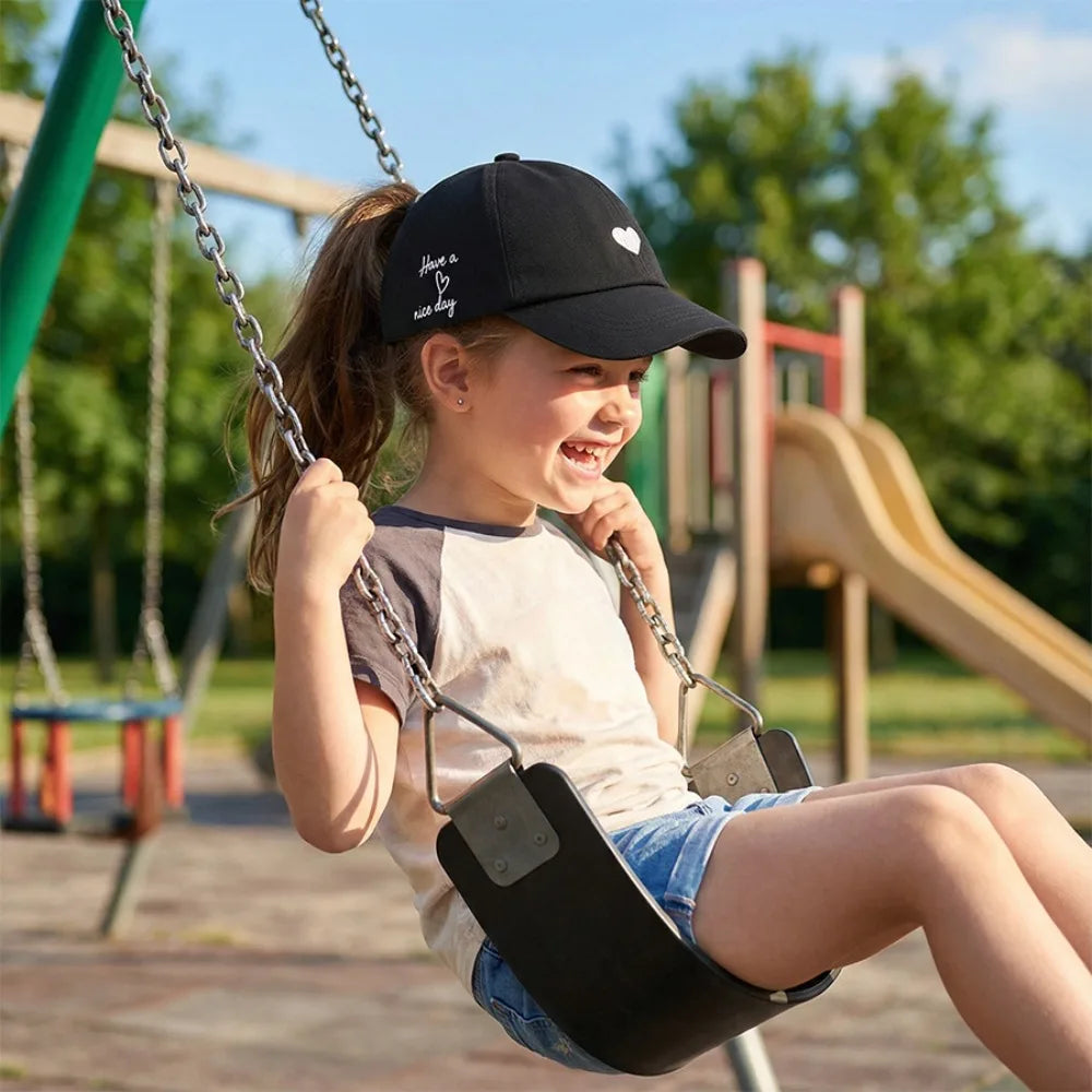 Baseball hats children boys and girls hip-hop hats hip-hop hats duck tongue visor tide parent-child