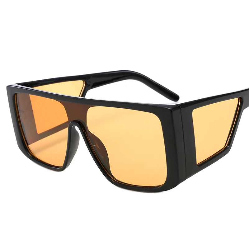 Oversized Sunglasses Men Retro Male Goggle Glasses