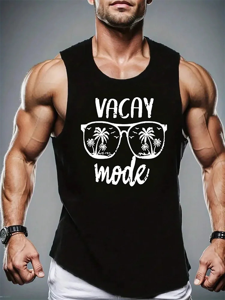 Summer Daily Casual Men's Tank Top Urban Street Fashion Men's Tank Top Outdoor Sport Men's Sleeveless T-shirt 3D Printing