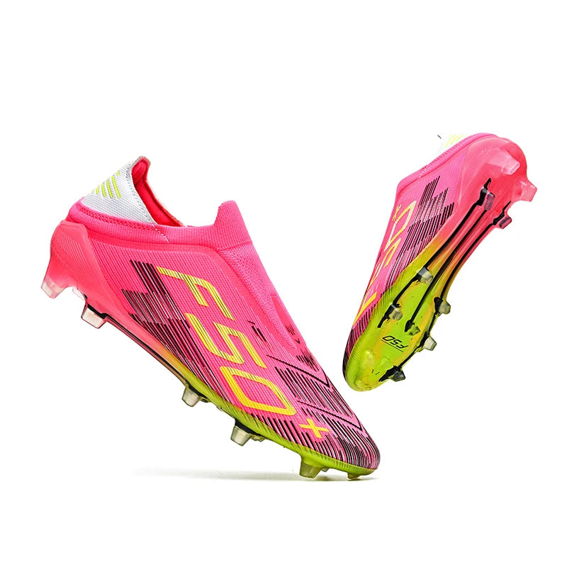 New Men Soccer Shoes Non-Slip Indoor Futsal Football Boots Match Grass Cleats High-quality Sneakers Hot-selling High-top Outdoor