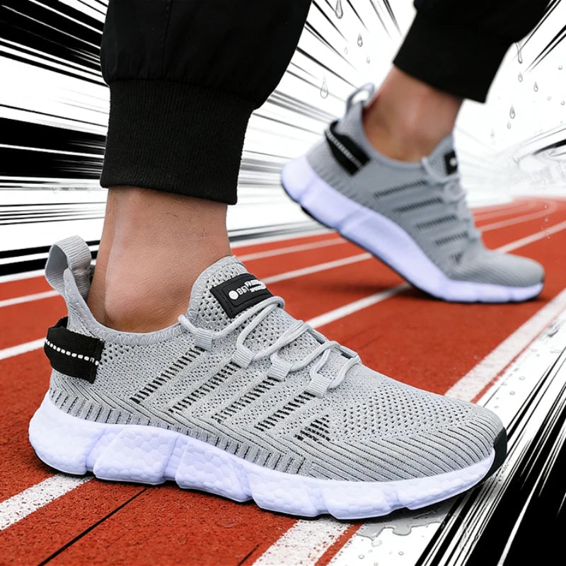 Men's Lightweight Running Shoes Minimalist Sporty Breathable Walking Sneakers  Athletic Jogging Tenis Outdoor Fitness Man Shoes