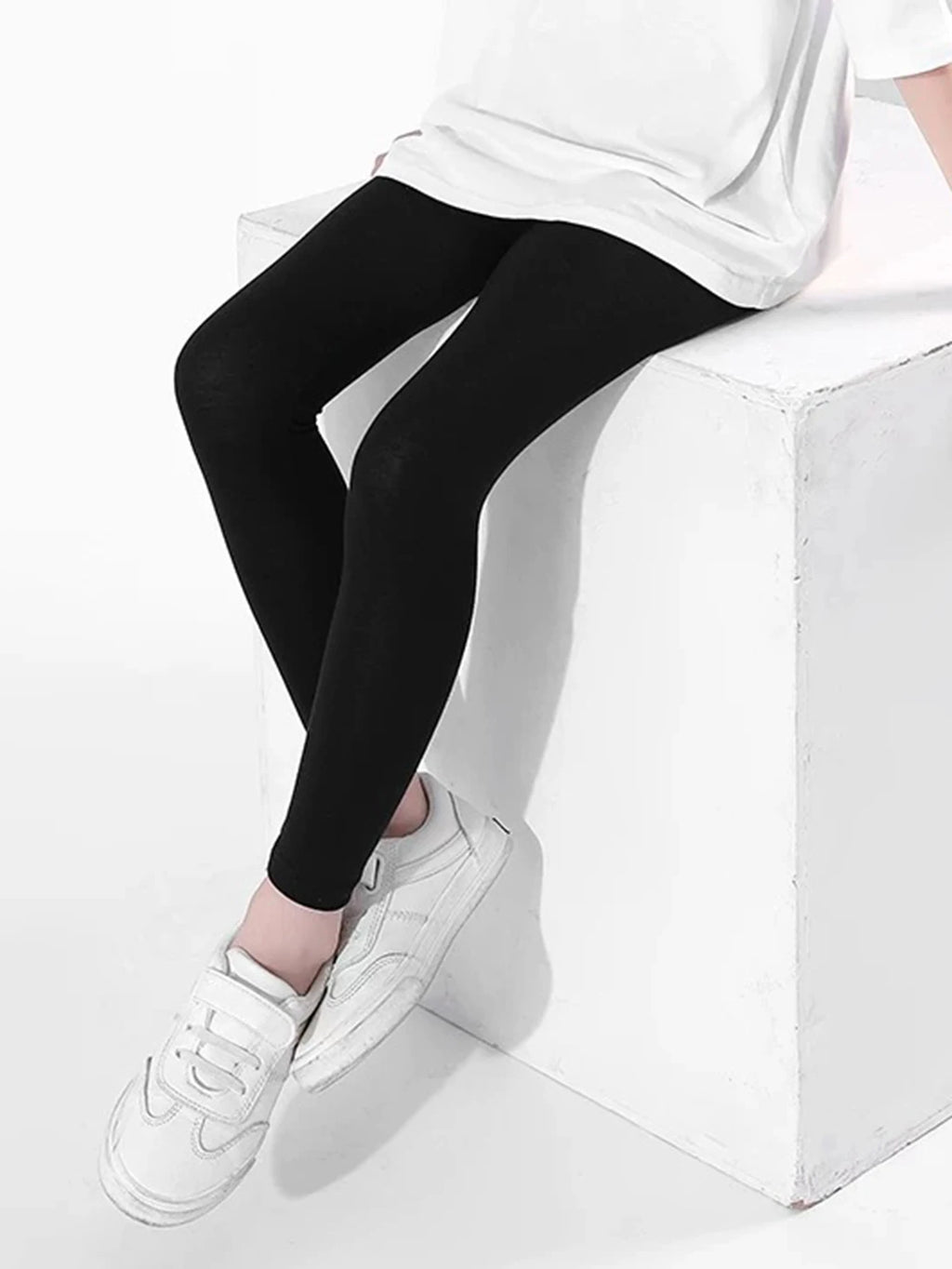 Girl Pants Soft Elastic Kids Leggings Candy Color Girls Skinny Pant Solid Color Trousers for Aged 2-12 Years Children Daily Wear
