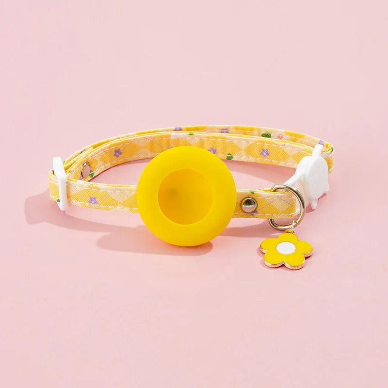 Pet Collar with AirTag Protective Case Anti-lost Outdoor Park Dog Cat GPS Tracker Install Supported Necklace Pet Accessories
