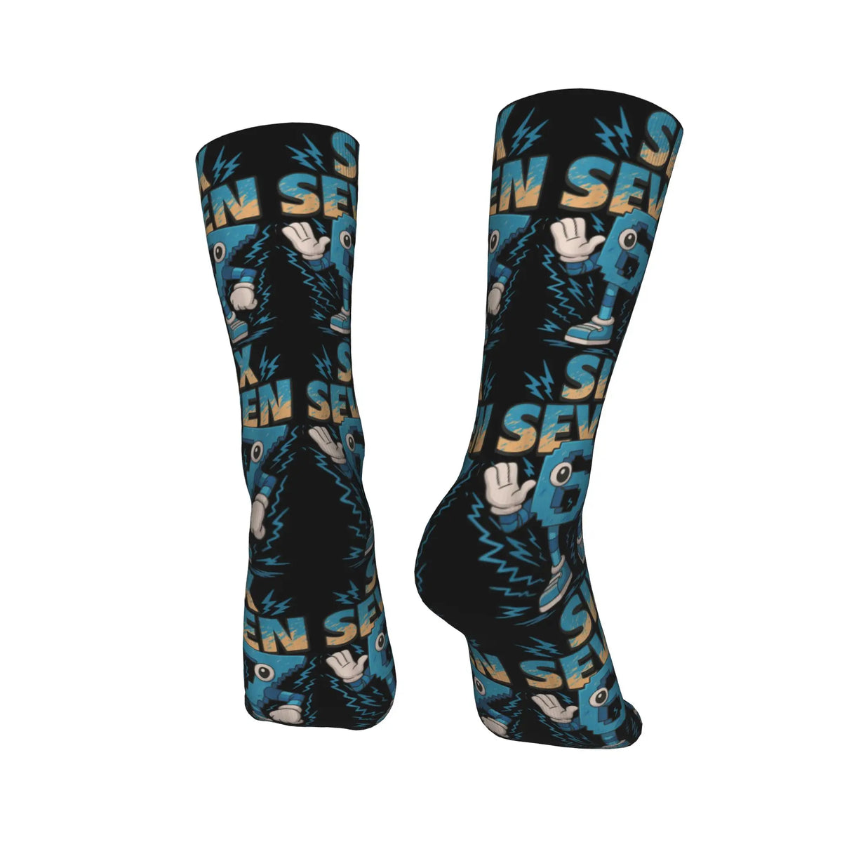 Adults Men Socks Meme 67 Six Seven 6 7 Italian Brainrot  Stockings Winter Novelty Warm Soft Socks Sports Anti Bacterial Socks